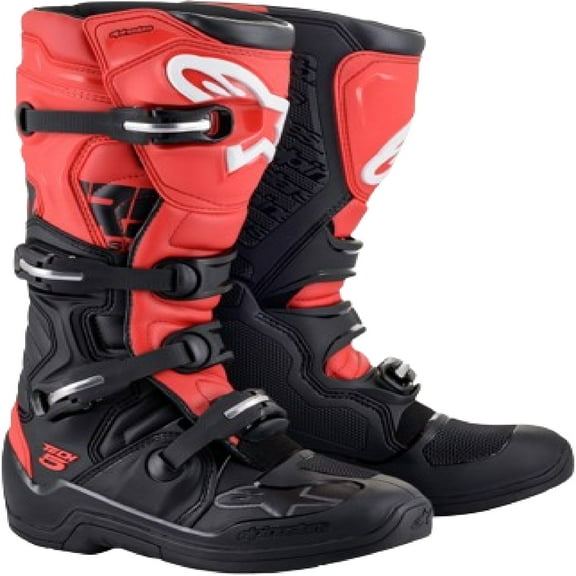 Alpinestars Tech-5 Boots -Black/Red - US 8