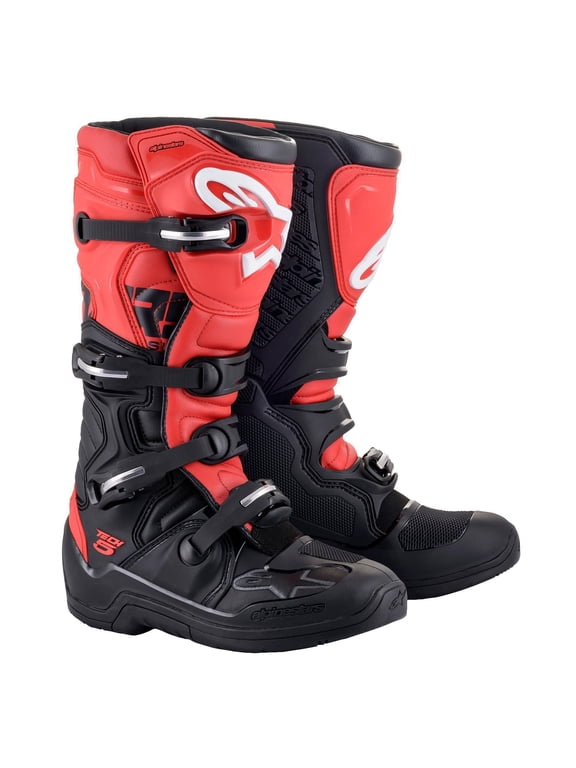 Tech 5 Mens MX Offroad Boots Black/Red