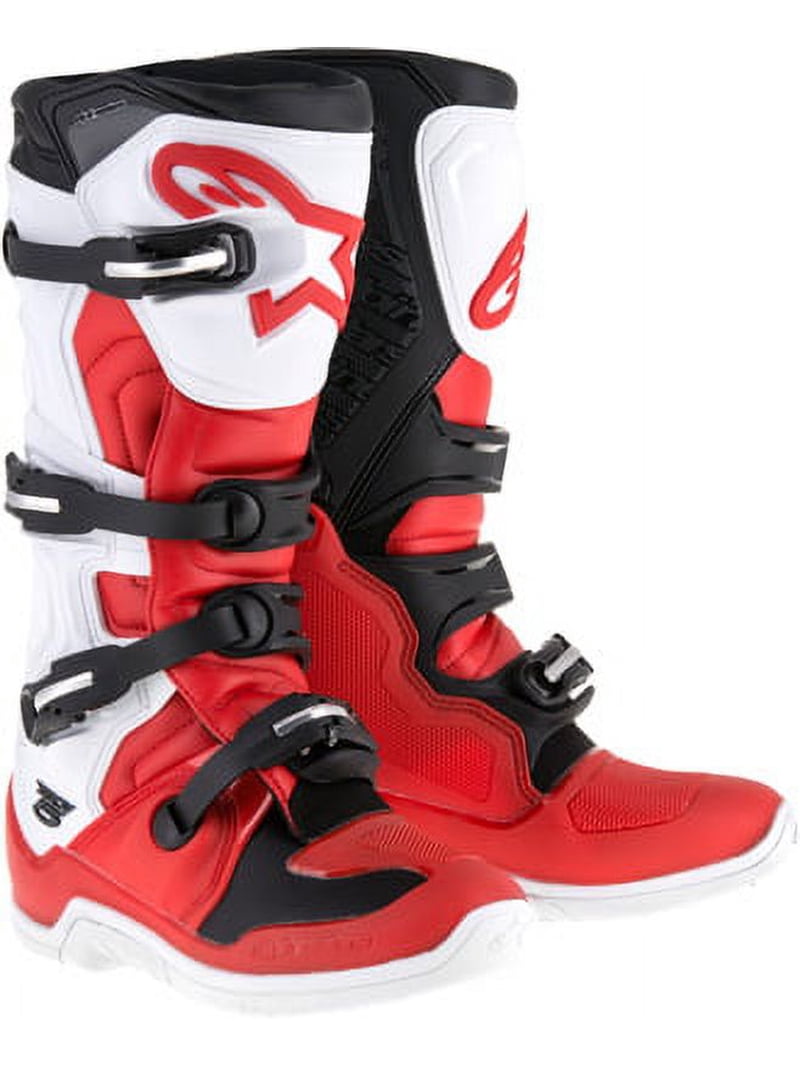 Alpinestars Tech 5 Microfiber Offroad Boot White/Black 7 - Walmart.com