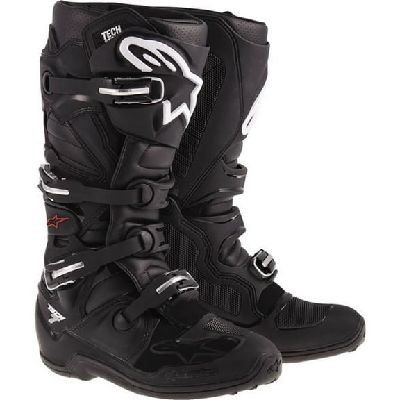 Alpinestars Tech 7 '14 Mens MX Offroad Boots Black 12 USA