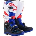 thumbnail image 1 of Alpinestars Tech 7 Mens MX Offroad Boots Black/Blue/Red/White 16 USA, 1 of 2