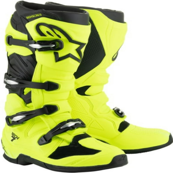 ALPINESTARS Tech 7 Boots - Fluorescent Yellow/Black - US 8 / EU 42 2012025-551-8