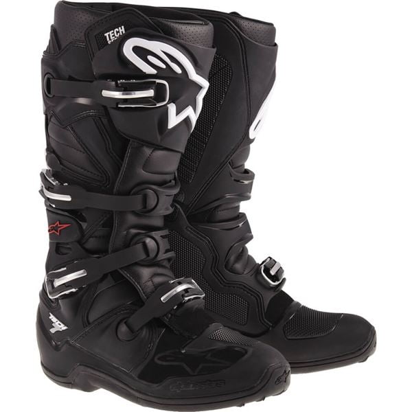 Alpinestars Tech 7 Dirt Bike Motocross Motorcycle Boots - Black