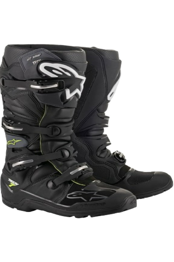 Tech 7 Enduro Drystar Mens MX Offroad Boots Black/Gray 13 USA