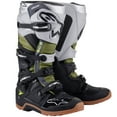 thumbnail image 1 of Alpinestars Tech 7 Enduro Adult Street Motorcycle Boots - Black/Silver/Green / 9, 1 of 2