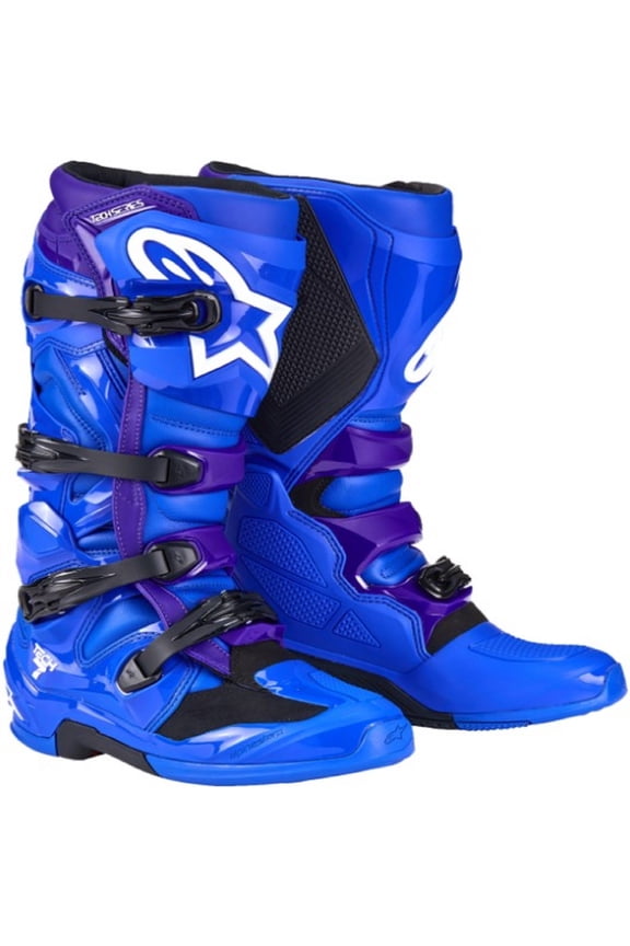 Tech 7 Men's Off-Road Motorcycle Boots - Blue / 11