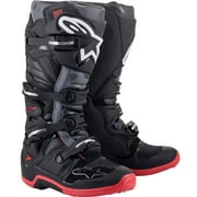 Alpinestars Tech 7 Mens MX Offroad Boots Black/Gray 9 USA