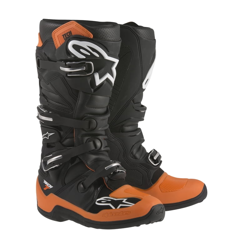 Black and Orange Men\'s Boots Fenoglio Boot Co. | Orange Roughout Black Smooth Italian  main image 2