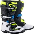 thumbnail image 1 of Alpinestars Tech 7S Youth MX Offroad Boots Black/Blue/Yellow 3 USA, 1 of 3