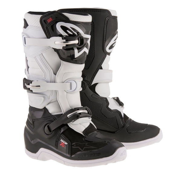Alpinestars Tech 7S Youth MX Offroad Boots Black/White
