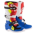 thumbnail image 1 of Alpinestars Tech 7S Youth MX Offroad Boots Blue/White/Red/Yellow, 1 of 2
