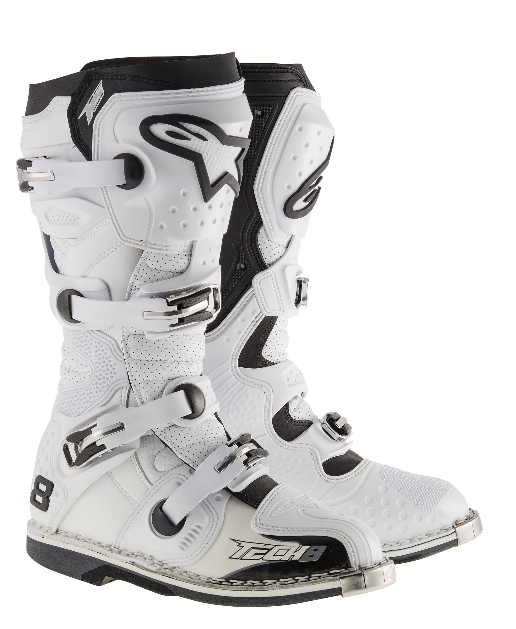 Alpinestars Tech 8 RS Boots White Vented size 12 - Walmart.com