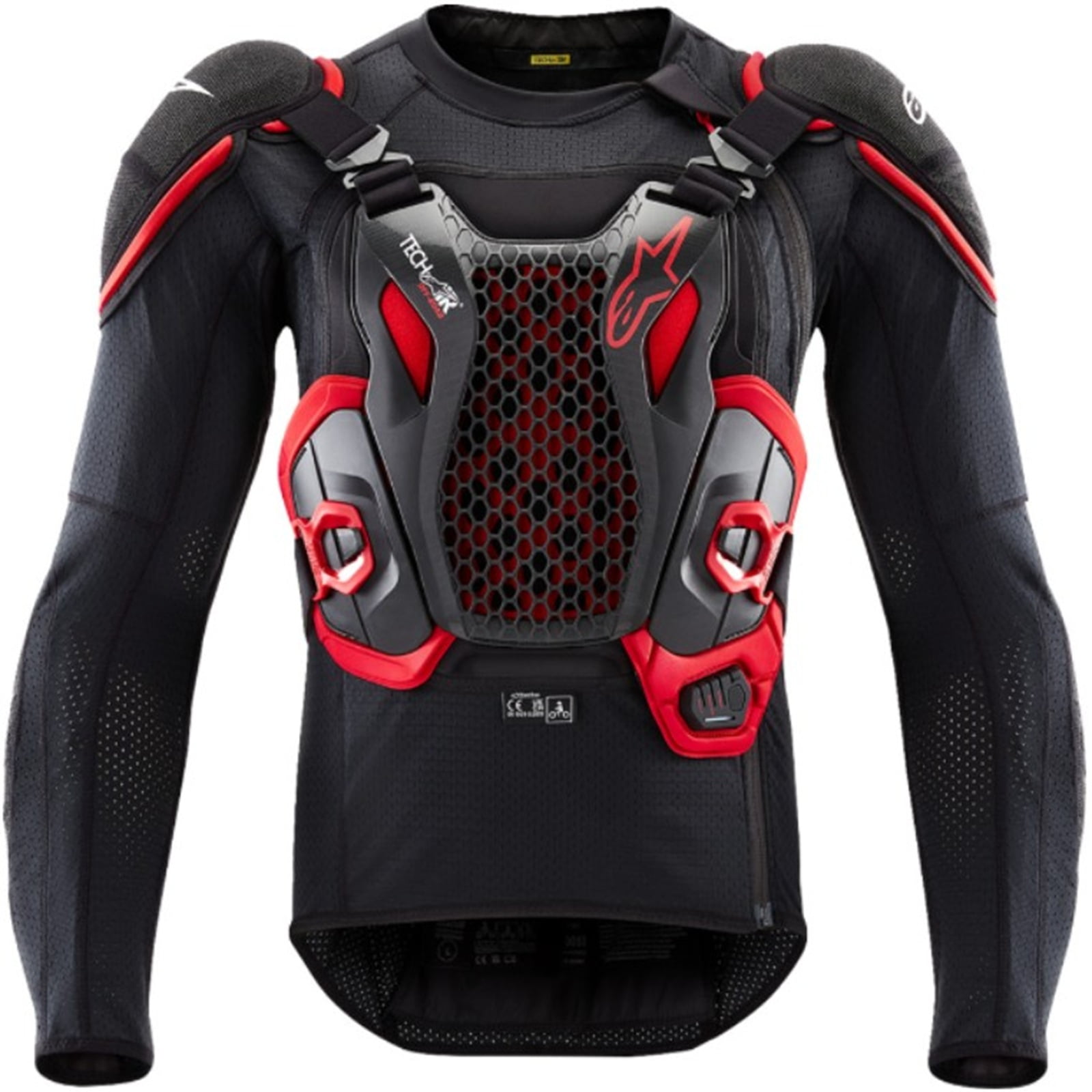 Alpinestars Tech-Air Adult Off-Road Motorcycle Race Suits - Black/Red ...