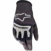 Alpinestars Techstar Solid Mens MX Offroad Gloves Black/Brushed Silver SM