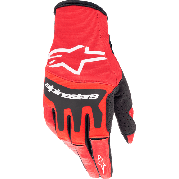 Alpinestars Techstar Solid Mens MX Offroad Gloves Mars Red/Black MD
