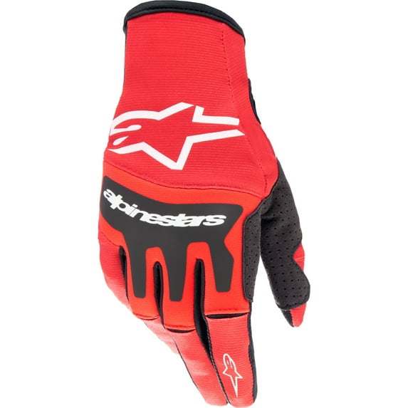 Alpinestars Techstar Solid Mens MX Offroad Gloves Mars Red/Black SM