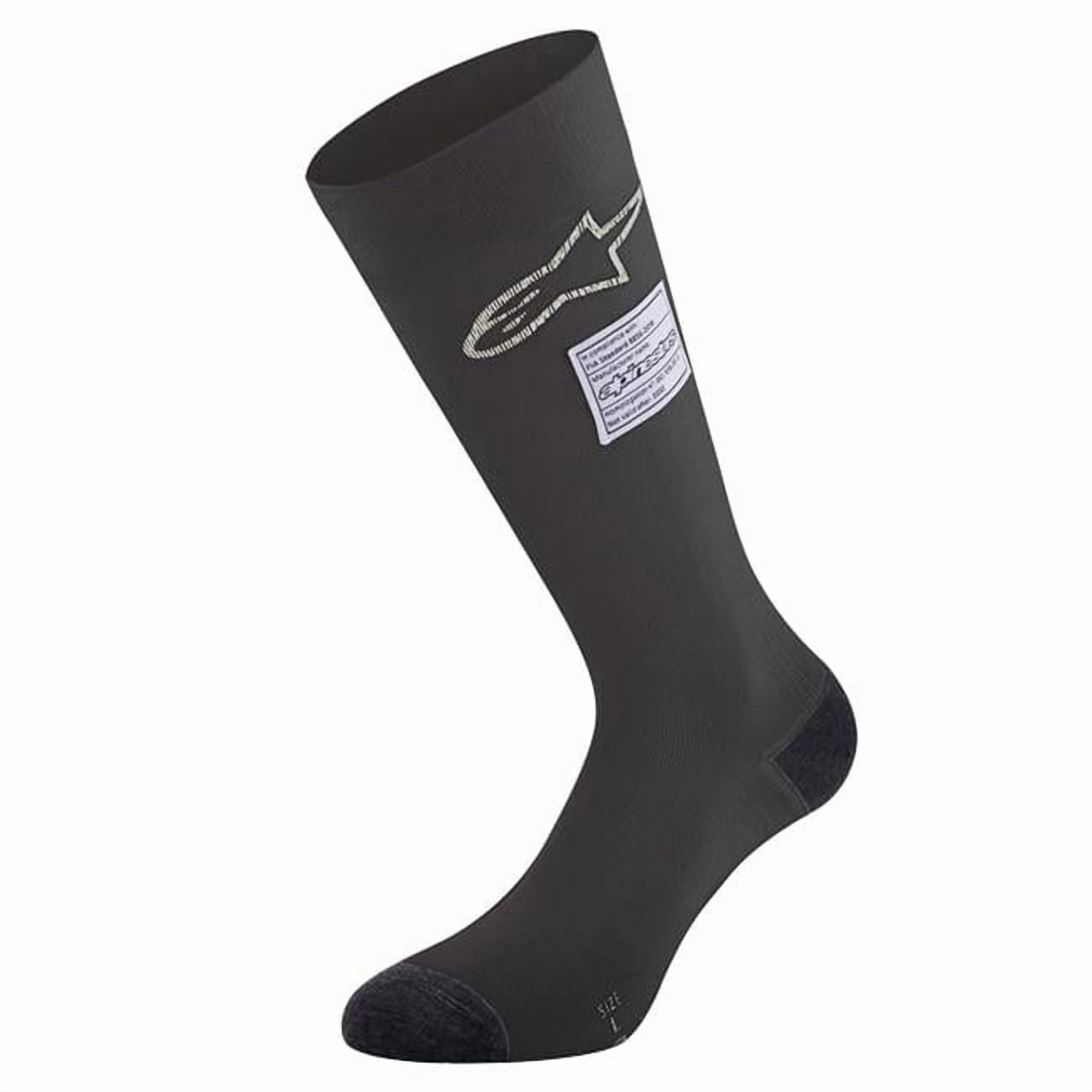 Alpinestars USA ALP4704323-10-L ZX V4 Socks, Black - Large