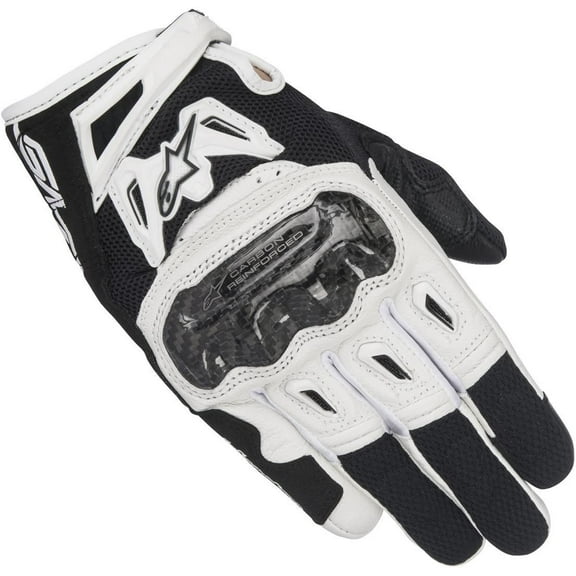 Alpinestars Unisex-Adult Glove (Black/White, Small)