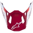 thumbnail image 1 of Alpinestars Unisex-Adult M8 Contact Helmet Visor Red/White (Multi, One_Size) 8981219-3000-M8, 1 of 1