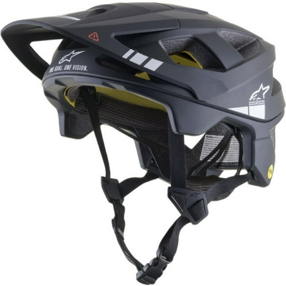 Alpinestars Vector Tech MIPS Adult Off-Road BMX Cycling Helmet - Black/Gray/Matte / Small