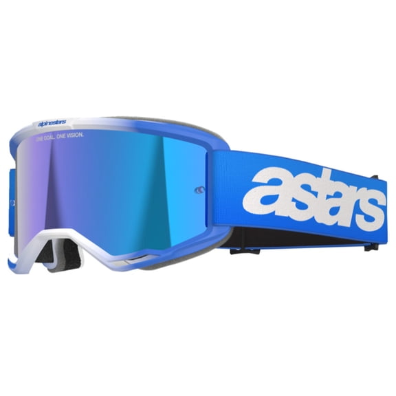 ALPINESTARS GOGGLES Vision 5 Goggle - Blaze - Blue - Blue Mirror Lens 5102125-7271