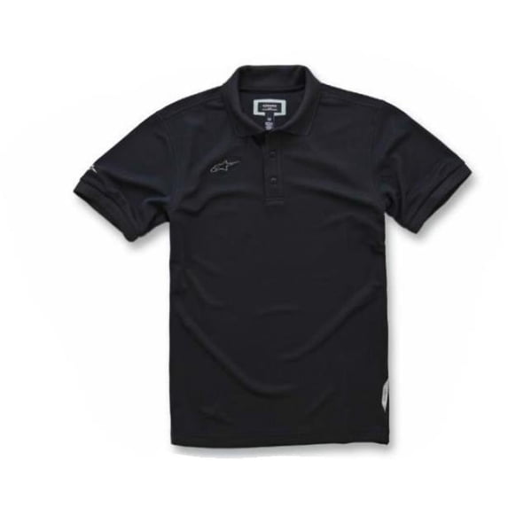Alpinestars Vortex Polo Shirt , Mens/Unisex, Black, Sm, Black Small