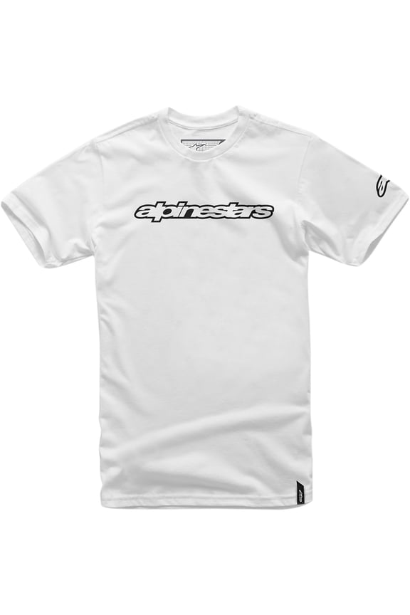 Alpinestars Wordmark Mens Short Sleeve T-Shirt White XXL