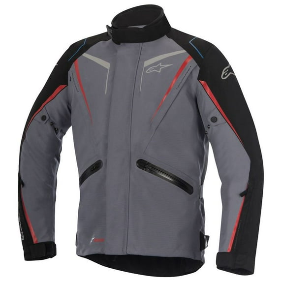 Alpinestars Yokohama Drystar Jacket - Dark Gray/Black/Red - 2XL