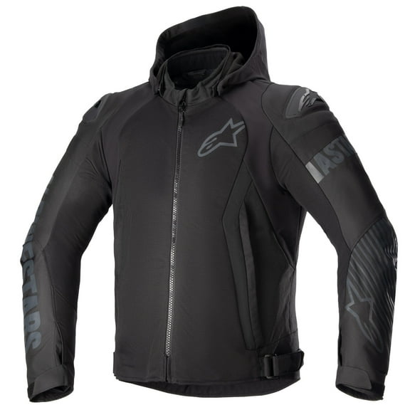 Alpinestars Zaca Air Mens Textile Motorcycle Jacket Black/Black 3XL