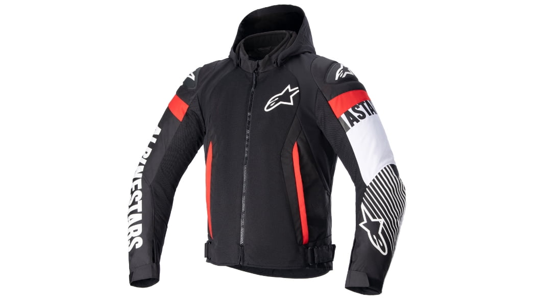 Alpinestars Zaca Air Jacket (XXX-Large, Black/White/Red Fluo