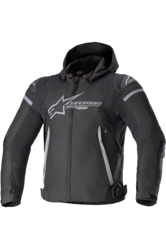 Zaca Waterproof Men's Street Motorcycle Jackets - Black/Gray / 3X-Large