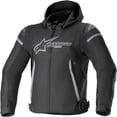 thumbnail image 1 of Alpinestars Zaca Waterproof Men's Street Motorcycle Jackets - Black/Gray / Large, 1 of 2