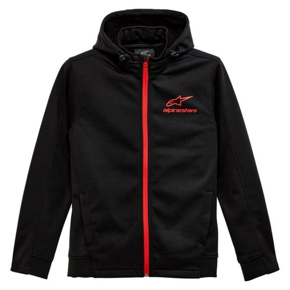 Alpinestars Zone Mens Micro Fleece Jacket Black/Red LG