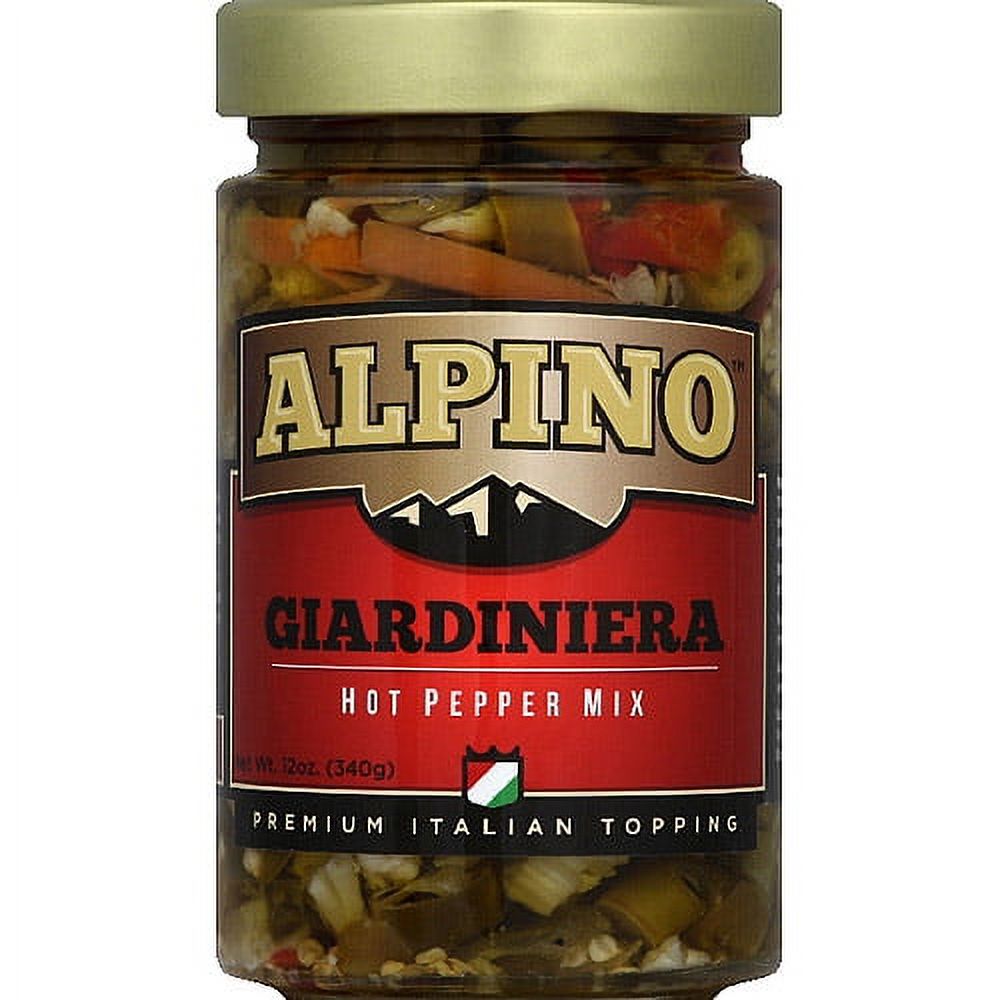 Alpino Giardiniera Hot Pepper Mix, 12 oz, (Pack of 6) - image 1 of 1