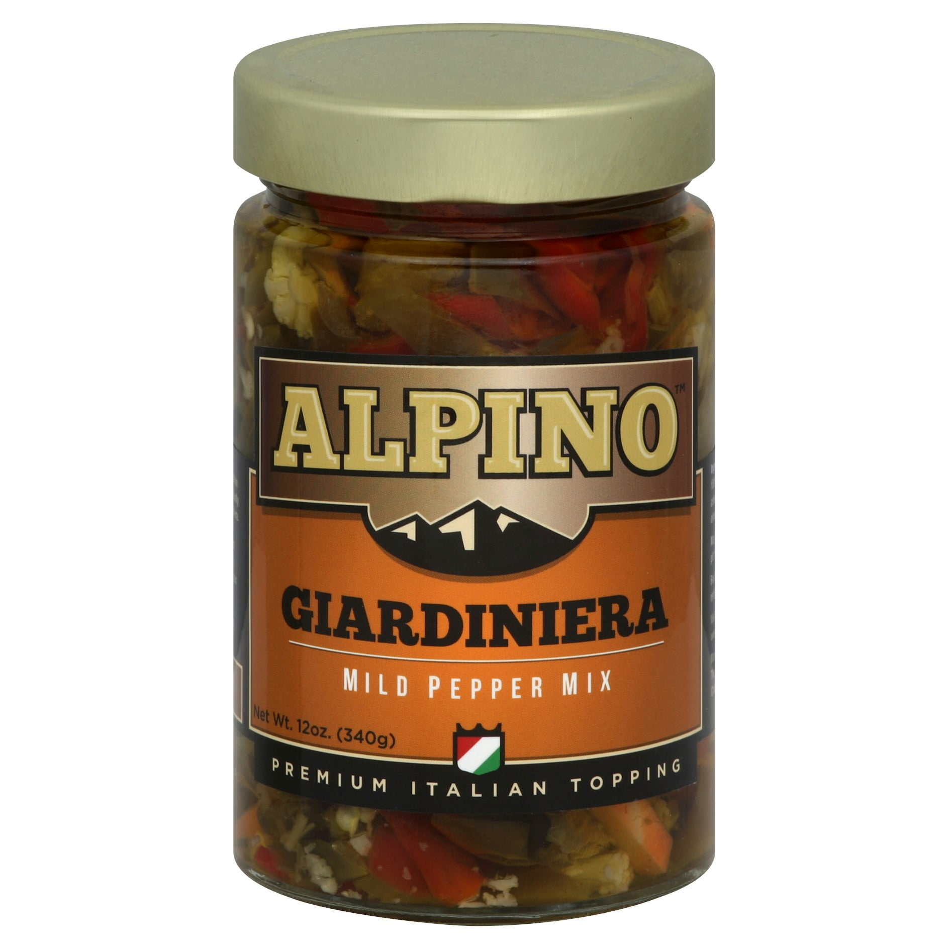 Alpino Mild Giardiniera Pepper Mix 12 oz (Pack Of 6)