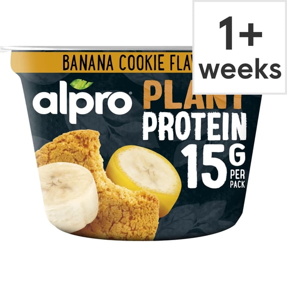 Alpro Plant Based High Protein Banana Biscuit 200g, Imported from Britain