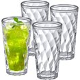 Alps 22Ounce Insulated Plastic Tumblers (Set of 4) BPAFree Double