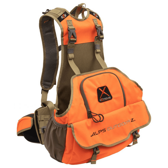 Alps Outdoorz Upland Game Vest X 2.0 Blaze Orange with Adjustable Belt