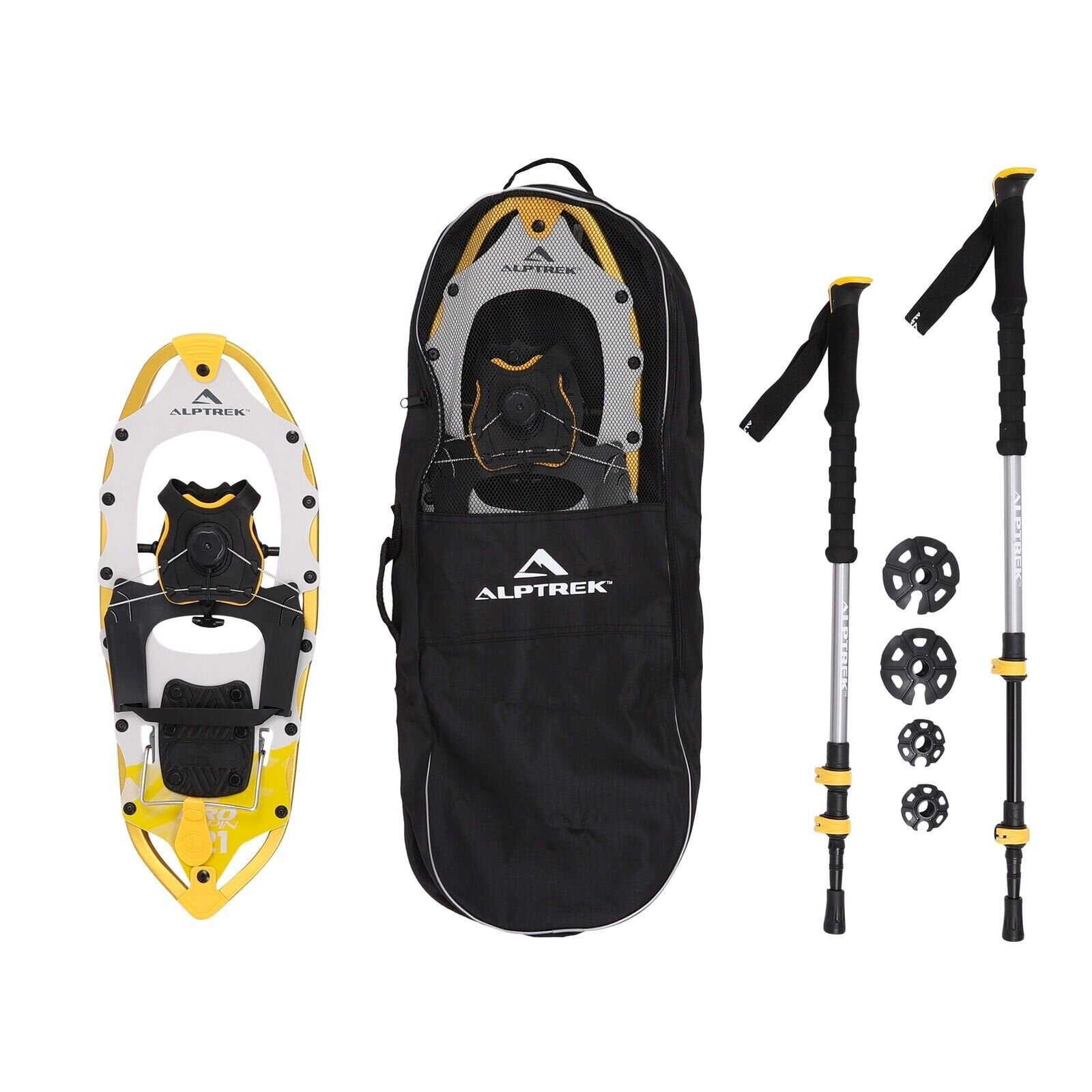Alptrek Pro SPIN Snowshoe Kit Sawtooth Angular Frame