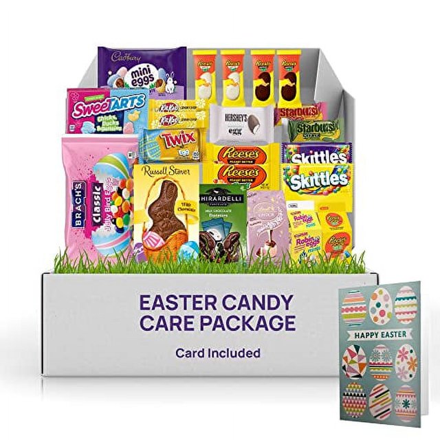 Already Filled Easter Baskets For Adults Candy Box Easter Care Package For College Students
