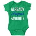 thumbnail image 1 of Already Papas Favorite Fathers Day Romper Boys or Girls Infant Baby Brisco Brands 12M, 1 of 6