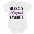 thumbnail image 1 of Already Papas Favorite Fathers Day Romper Boys or Girls Infant Baby Brisco Brands 6M, 1 of 6