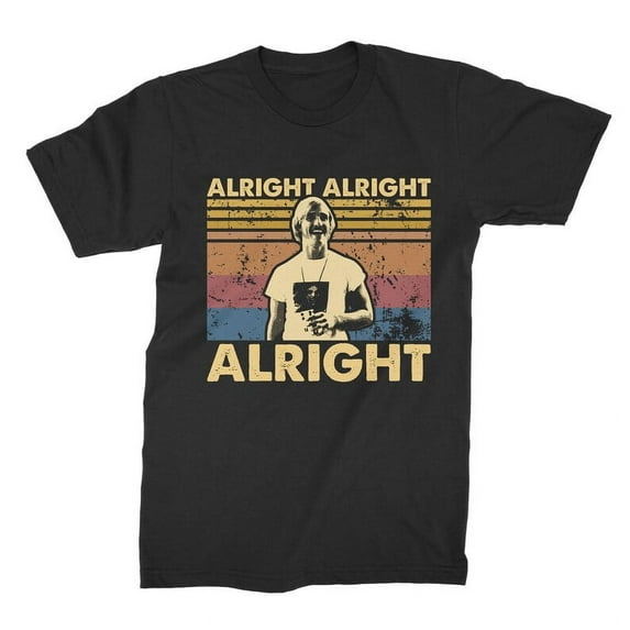 Alright Alright Alright Shirt Vintage Retro Unisex T-Shirt, Gift for Men and Women