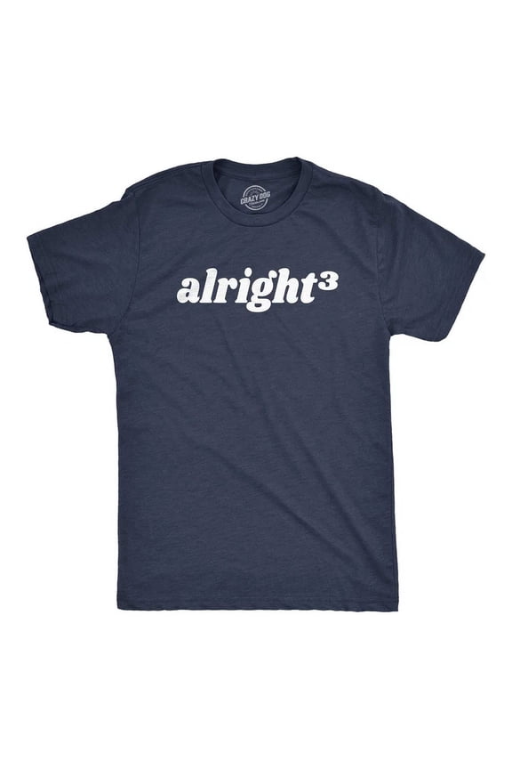 Alright Cubed Math Nerd Equation Graphic T-Shirt