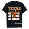 thumbnail image 1 of Alright Texas State Longhorn T-Shirt Bull Shape Proud Texans TX Tee, 1 of 2
