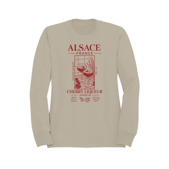 Alsace France Cherry Liqueur Kirsch Men's Sweatshirt