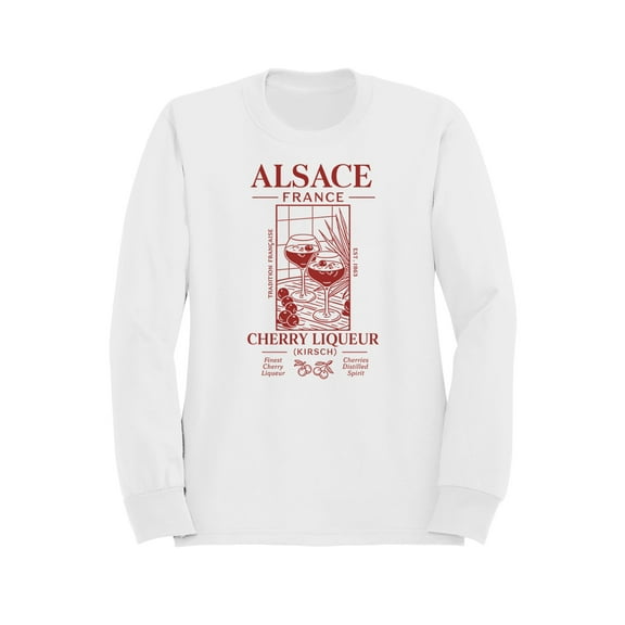 Alsace France Cherry Liqueur Kirsch Men's Sweatshirt