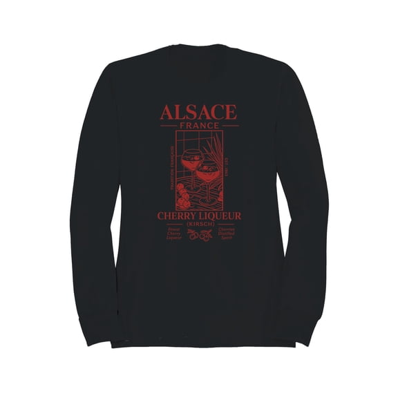 Alsace France Cherry Liqueur Kirsch Men's Sweatshirt