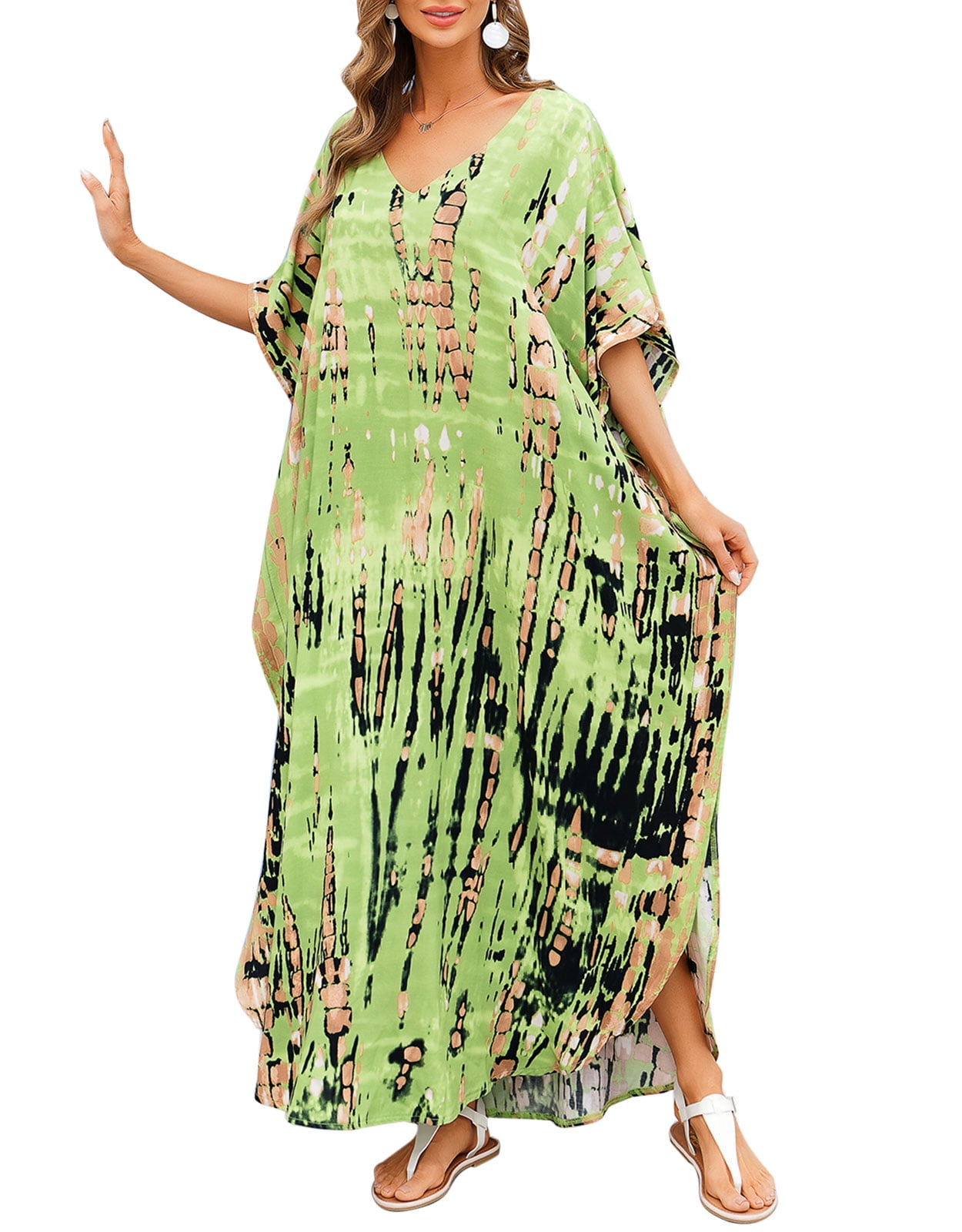 Alsol Lamesa Women's Swimsuit Cover Up Tiedye Beach Cover Ups Beach