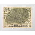 thumbnail image 1 of Alsop 18x14 White Modern Wood Framed Museum Art Print Titled - Allentown Pennsylvania -Alsop 1901, 1 of 4